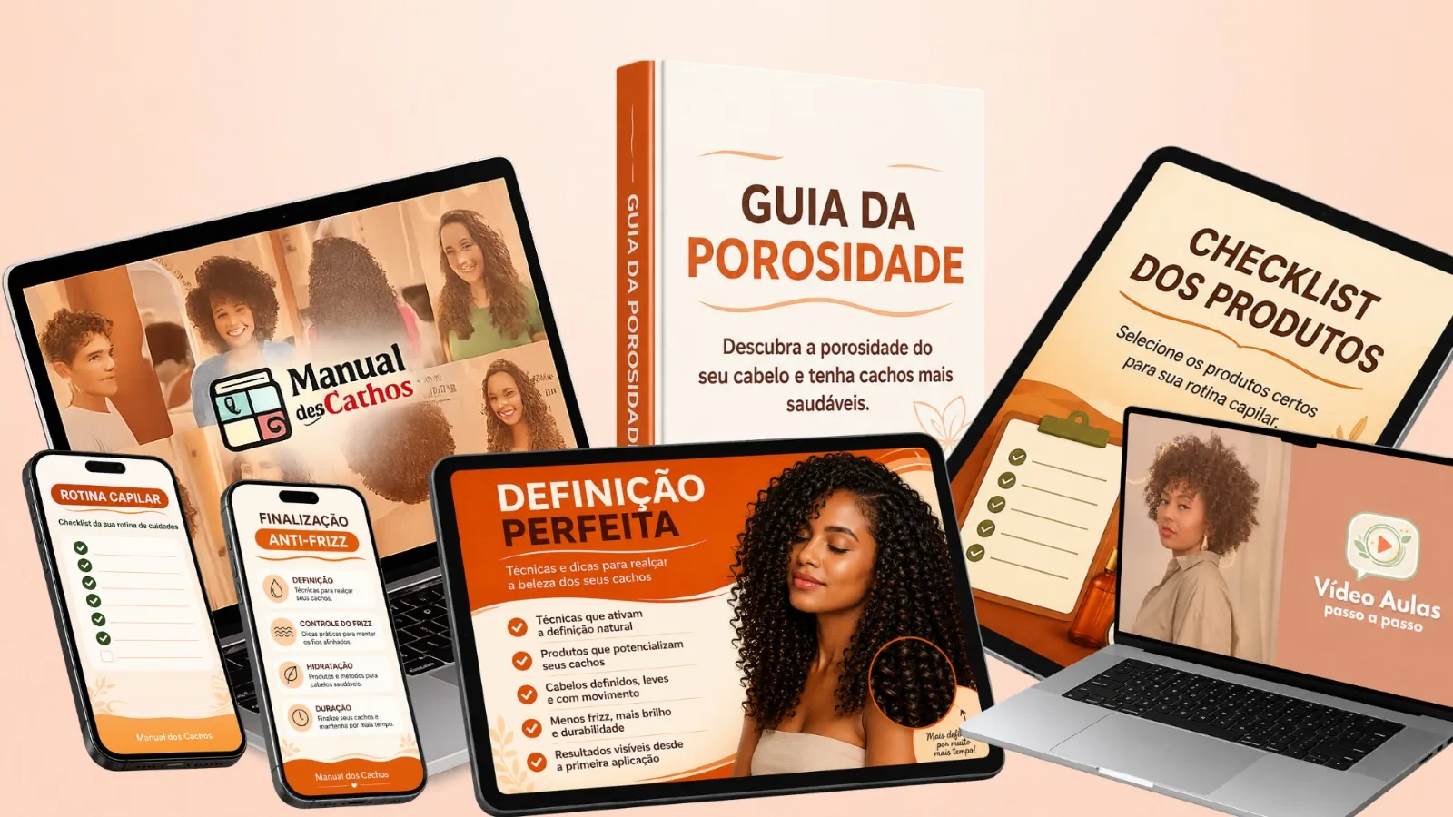 Mockup completo do Manual dos Cachos